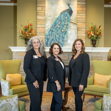 Saint Simeon's Admissions Team—Mary, Seanna, and Renee.